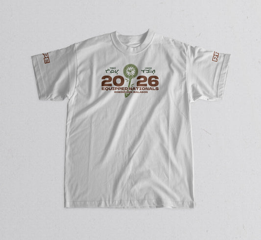 TIBAY-LAKAS Training Shirt - WHITE (Pre-Order)